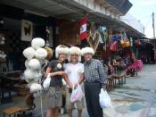 Joylani, Alex, and Juan shopping