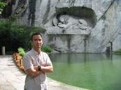 Matt at Lion Monument