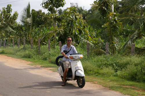 Riding around Hampi